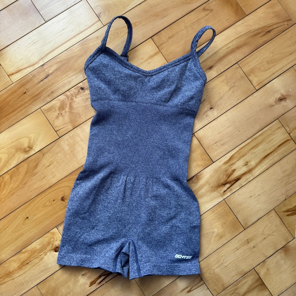 Boytex Women's Heathered Blue Romper